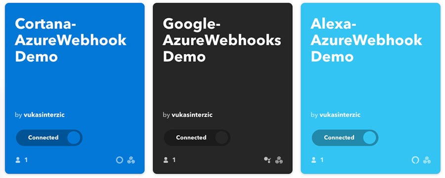 IFTTT Configure Webhook