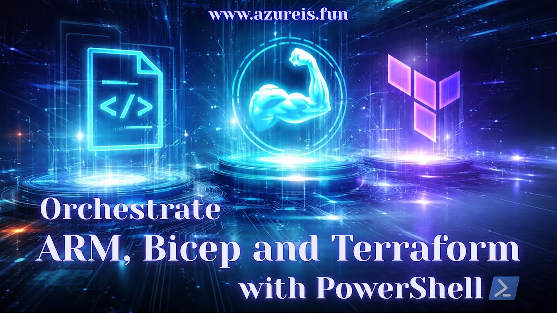 Deploy Arm Bicep and Terraform with PowerShell Orchestration
